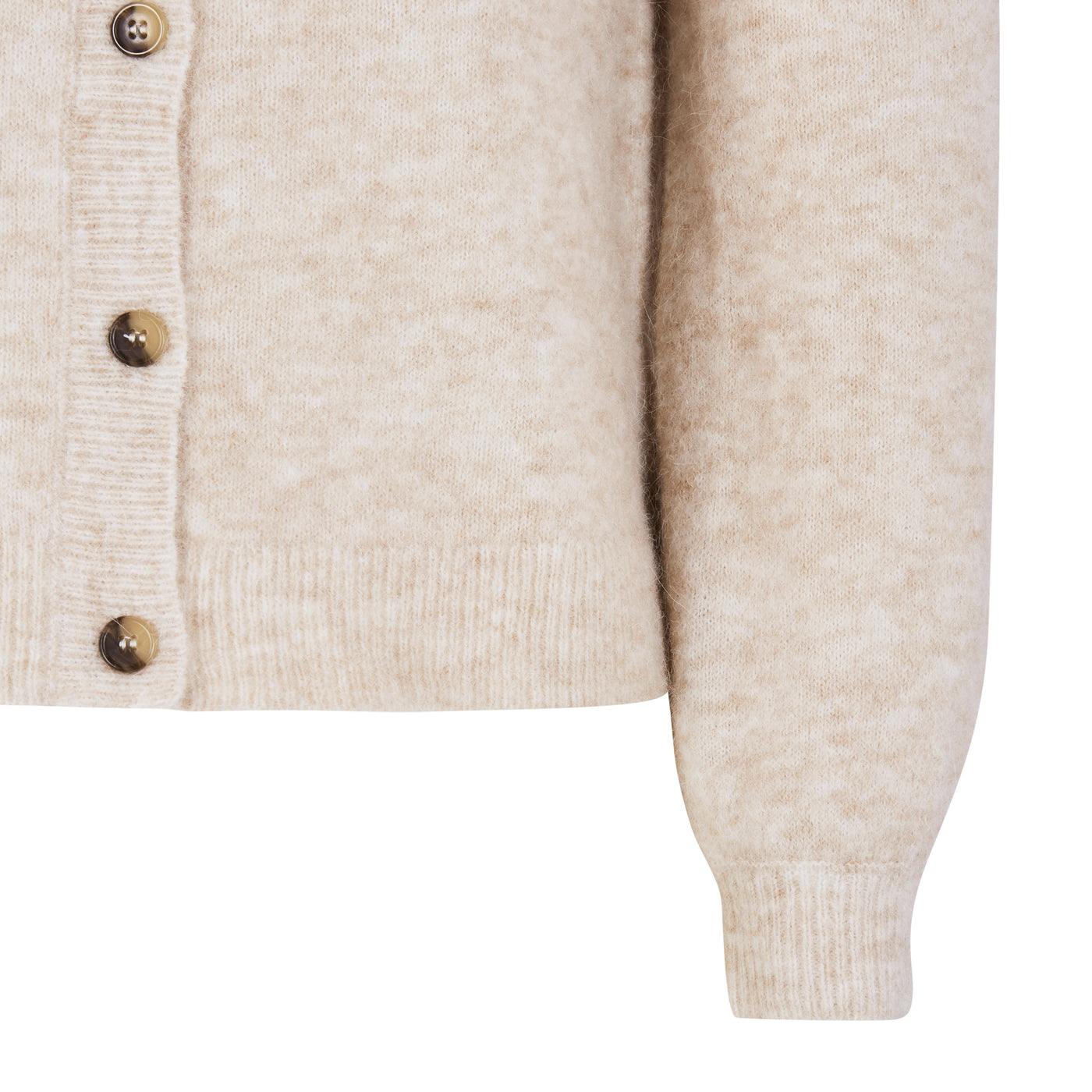 Soft Rebels Allison O-neck Cardigan knit Knitwear 044 Whitecap Gray
