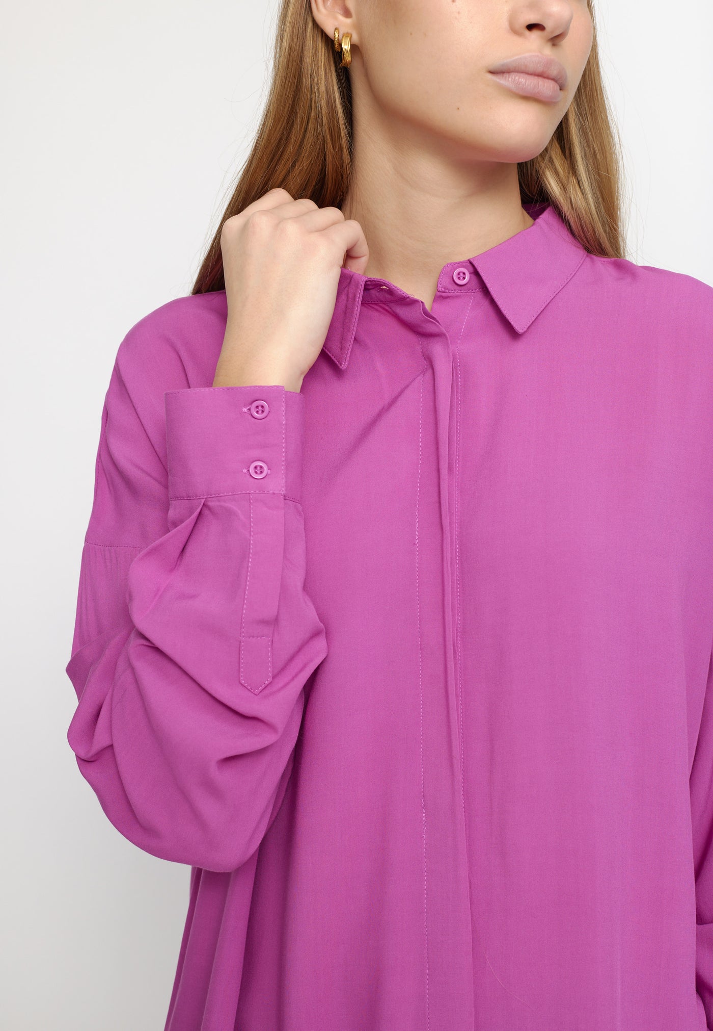 Soft Rebels SRFreedom Long shirt Shirts & Blouse 462 Purple Orchid