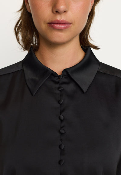 Soft Rebels SRAbia LS Blouse Shirts & Blouse 001 Black