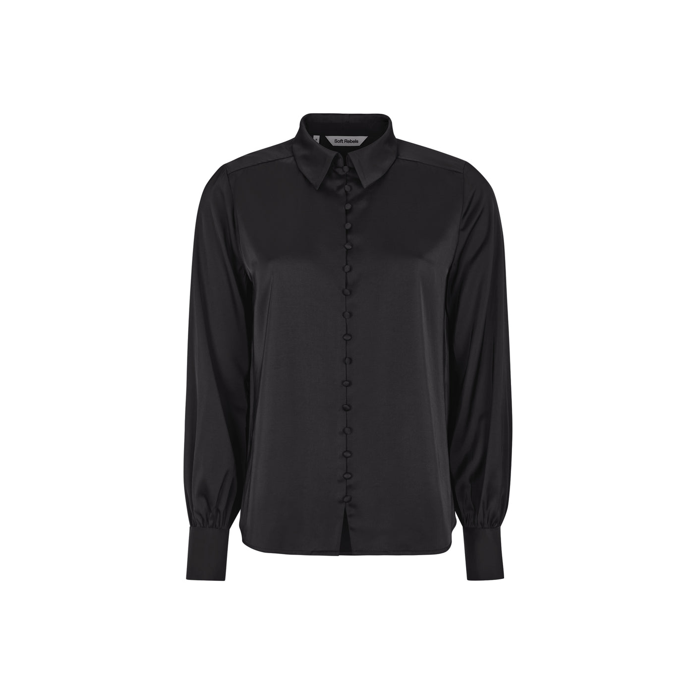 Soft Rebels SRAbia LS Blouse Shirts & Blouse 001 Black
