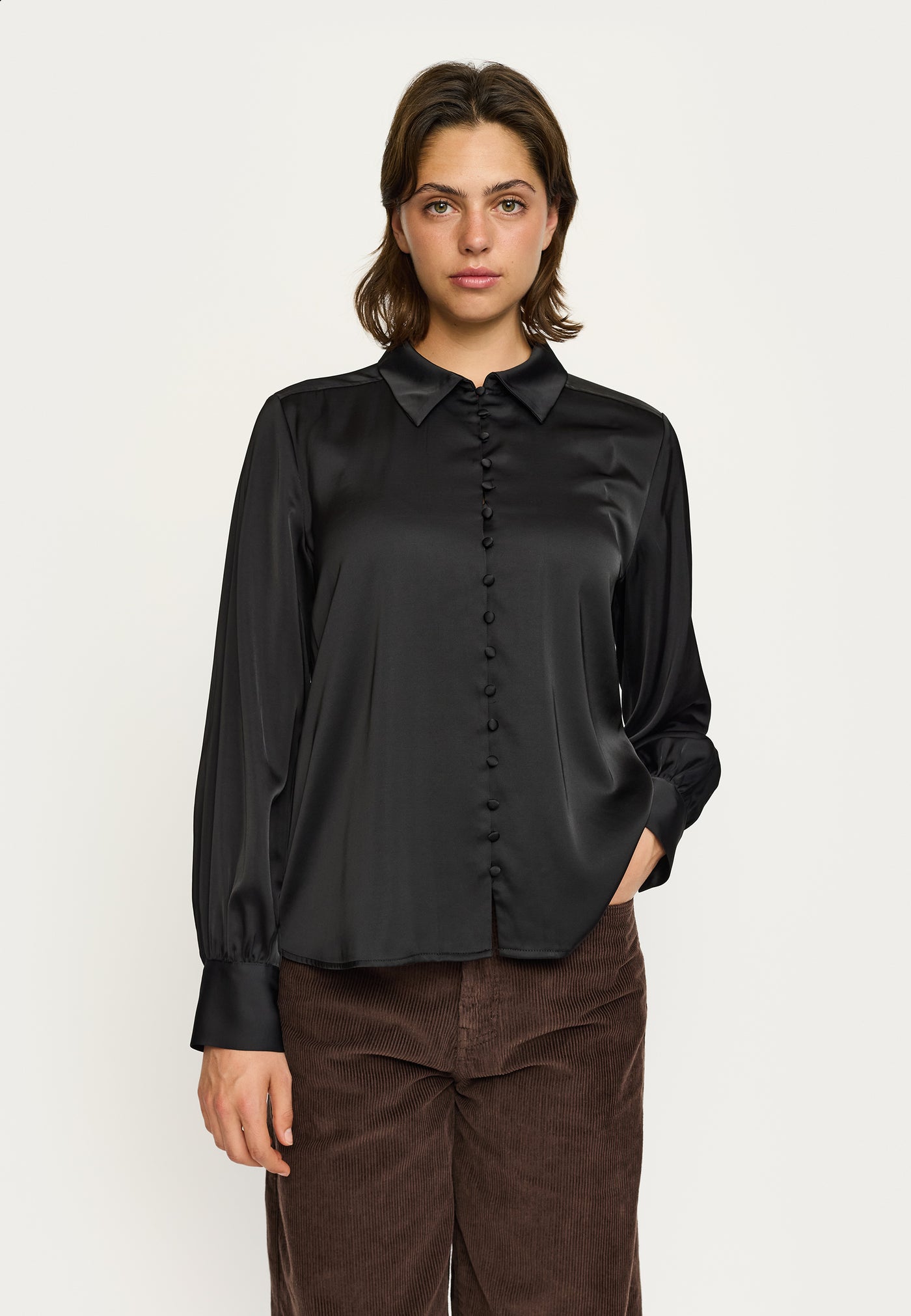 Soft Rebels SRAbia LS Blouse Shirts & Blouse 001 Black