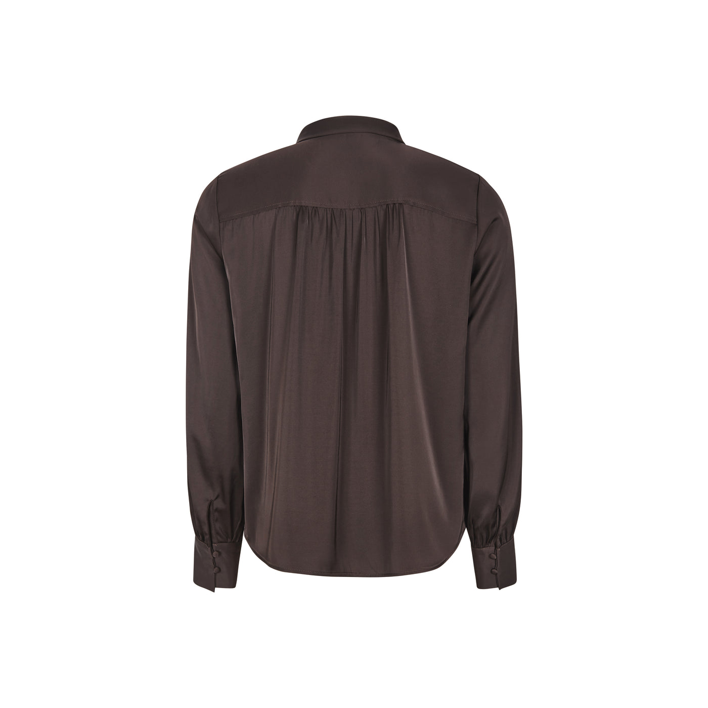 Soft Rebels SRAbia LS Blouse Shirts & Blouse 664 Coffee Bean