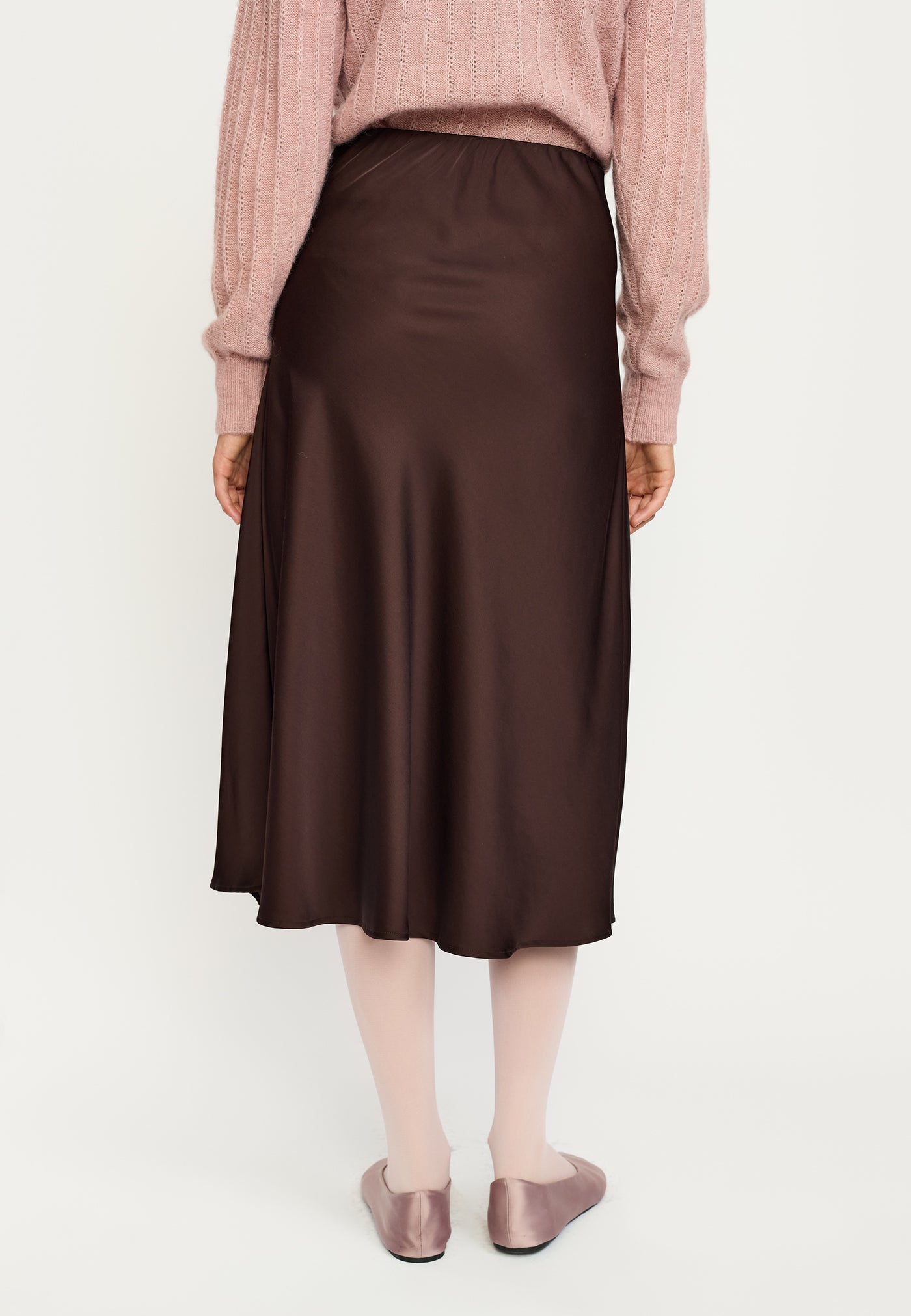Soft Rebels SRAbia Midi Skirt Skirts & shorts 664 Coffee Bean