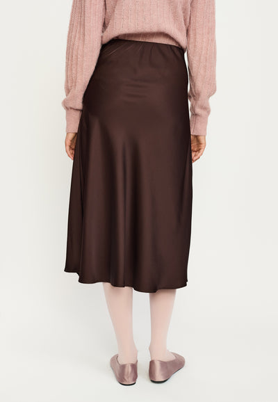 Soft Rebels SRAbia Midi Skirt Skirts & shorts 664 Coffee Bean