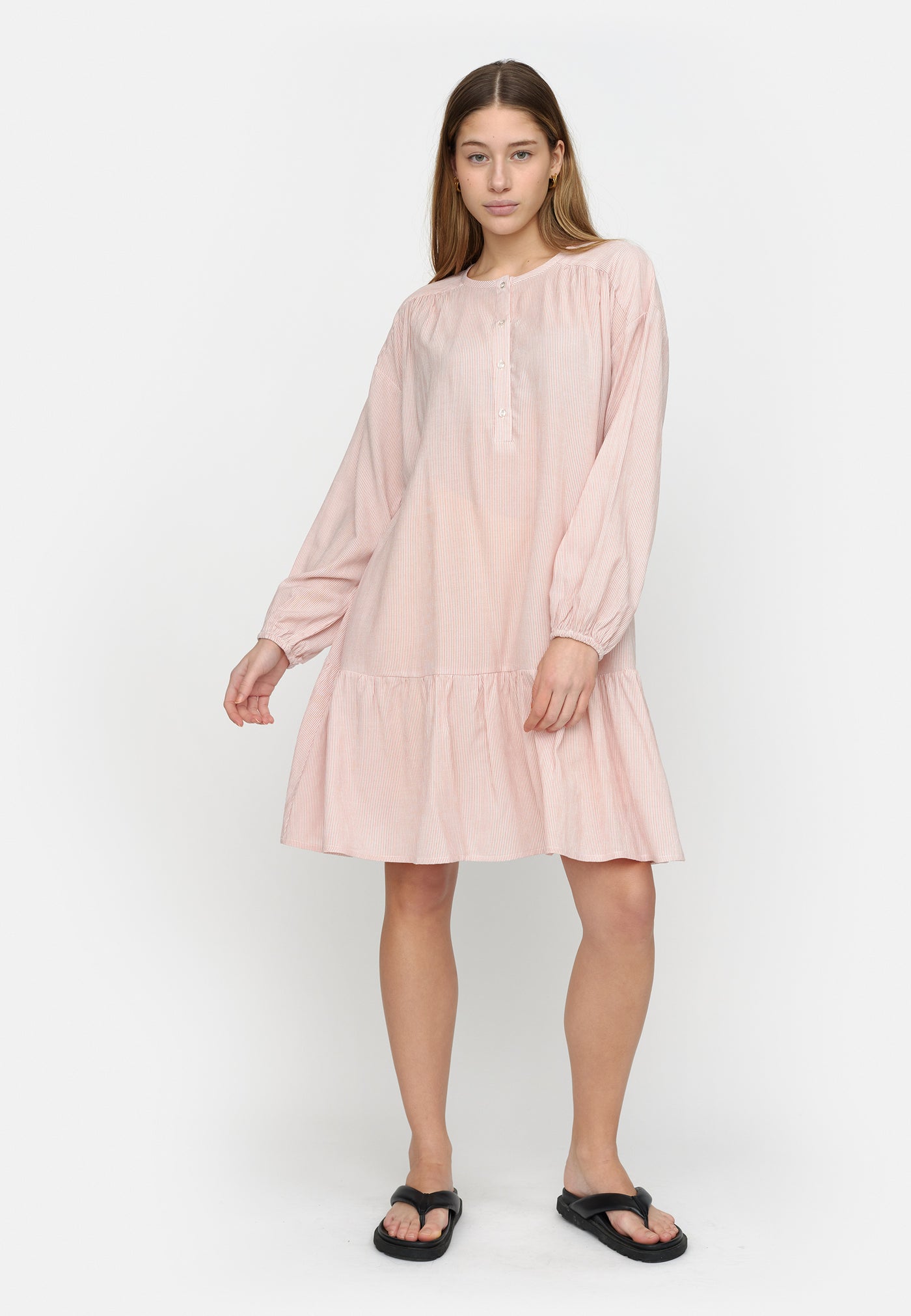 Soft Rebels   SRAdeline Dress Dresses & jumpsuits 209 Mimi Stripes Ash Rose
