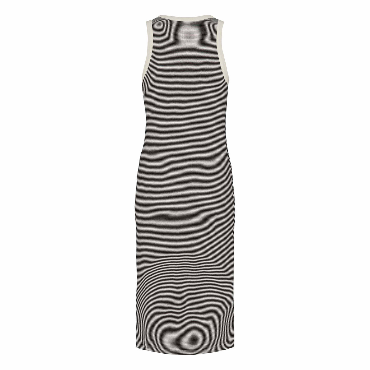 Soft Rebels SRAdelynn Tank Dress Stripe GOTS Dresses & jumpsuits 742 Stripe - 001 Black / 272 Arctic Wolf