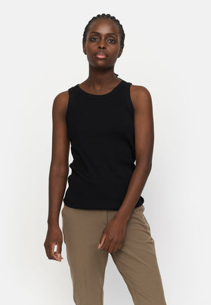 Soft Rebels SRAdelynn Tank Top GOTS Tops & t-shirts 001 Black