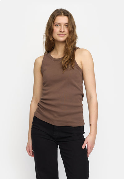 Soft Rebels SRAdelynn Tank Top GOTS Tops & t-shirts 153 Coffee quartz