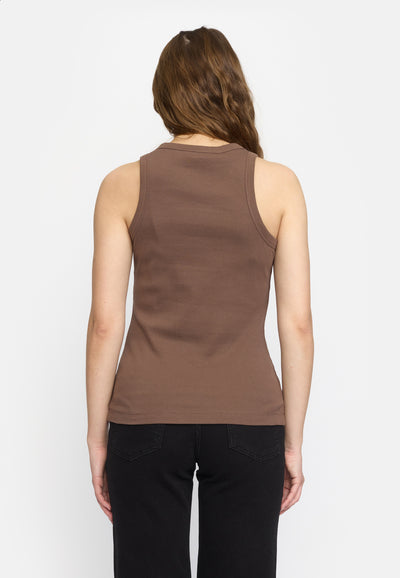Soft Rebels SRAdelynn Tank Top GOTS Tops & t-shirts 153 Coffee quartz