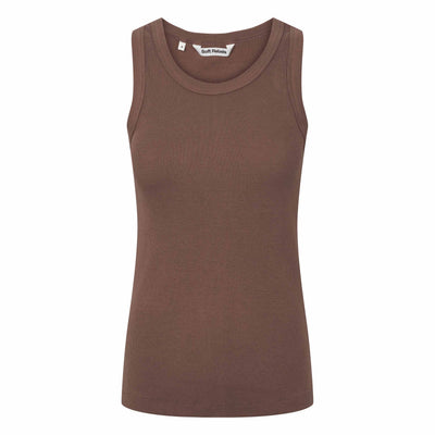 Soft Rebels SRAdelynn Tank Top GOTS Tops & t-shirts 153 Coffee quartz