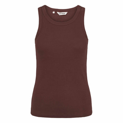 Soft Rebels SRAdelynn Tank Top GOTS Tops & t-shirts 267 Deep Mahogany