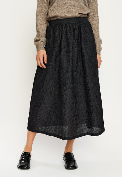 Soft Rebels SRAdi Midi Skirt Skirts & shorts 001 Black