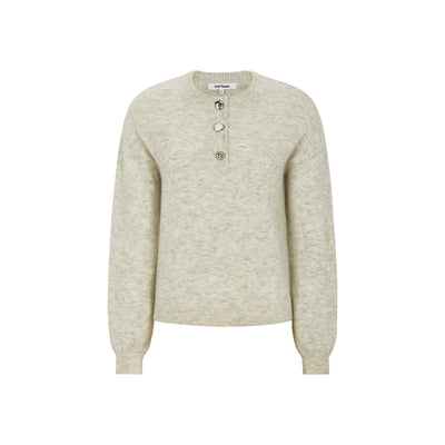 Soft Rebels SRAllison Jewel Knit -- RWS Knitwear 719 Pumice Stone mélange