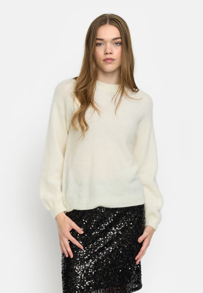 Soft Rebels SRAllison Knit Knitwear 272 Arctic Wolf