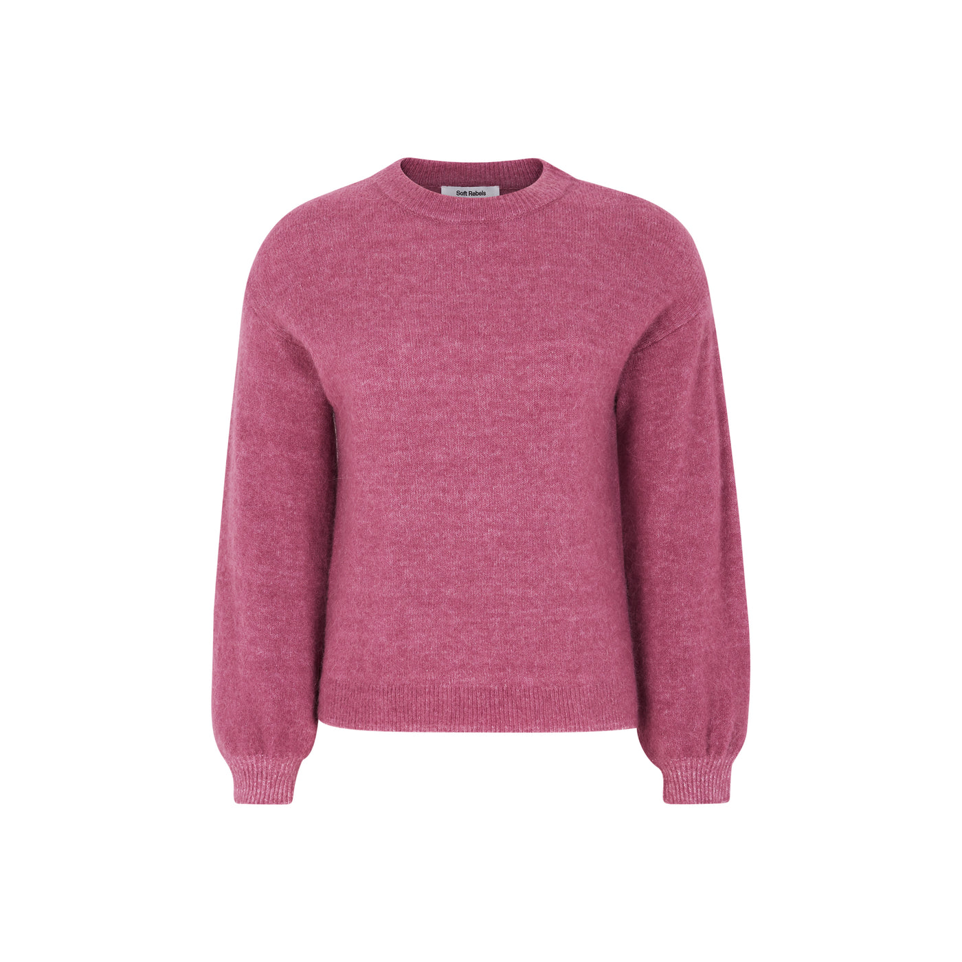 Soft Rebels SRAllison Knit Knitwear 286 Rose Wine Melange