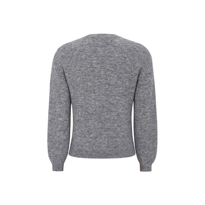 Soft Rebels SRAllison Knit - RWS Knitwear 053 Medium Grey Melange