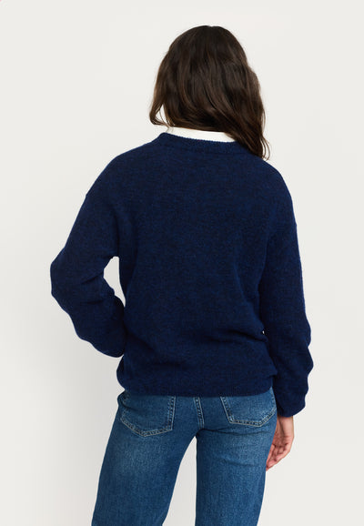 Soft Rebels SRAllison Knit - RWS Knitwear 235 Total Eclipse