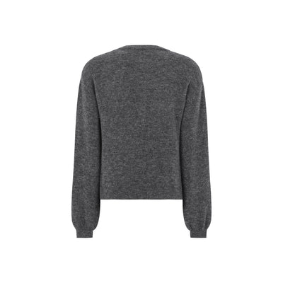 Soft Rebels SRAllison Knit - RWS Knitwear 279 Dark Grey Melange