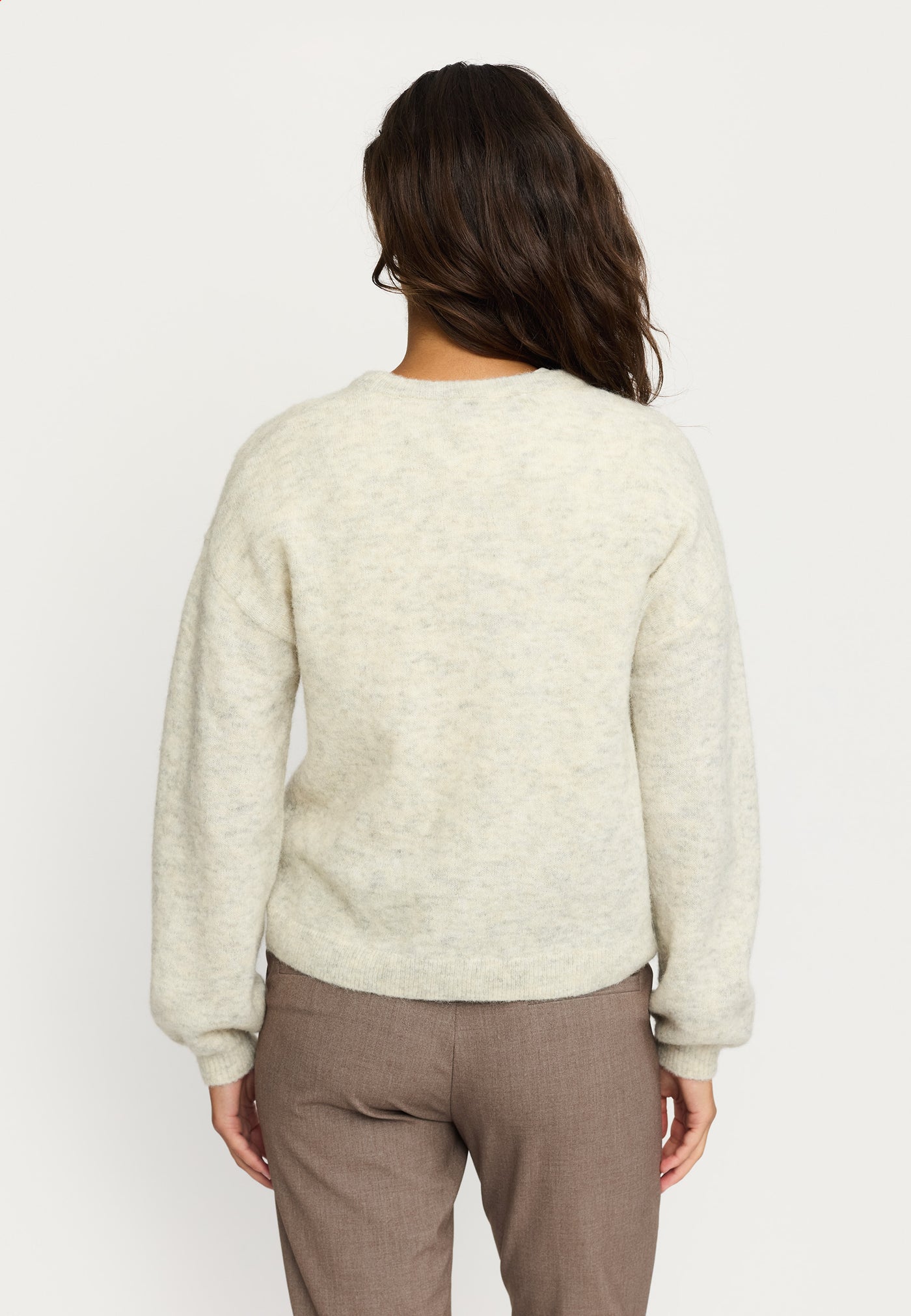 Soft Rebels SRAllison Knit - RWS Knitwear 719 Pumice Stone mélange