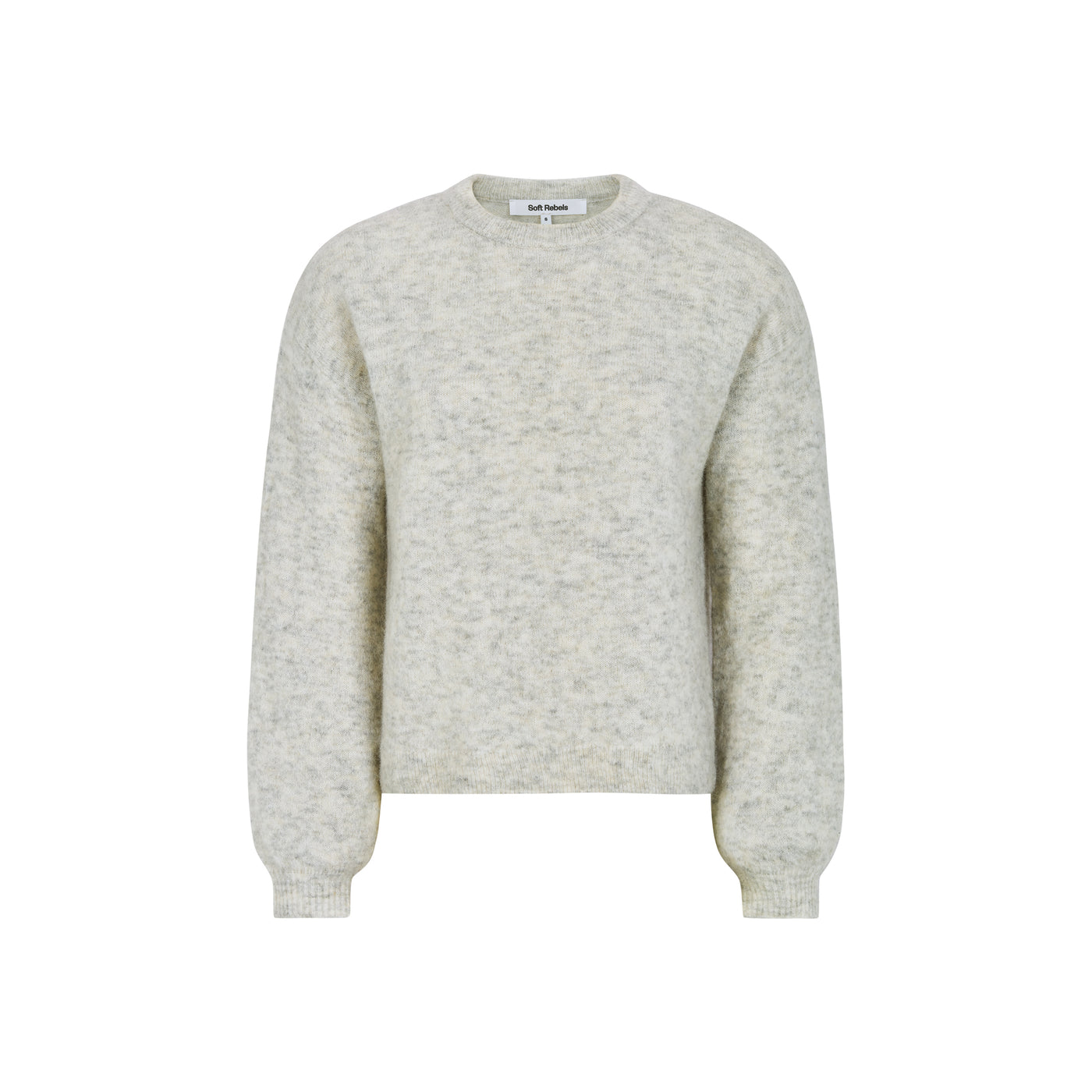 Soft Rebels SRAllison Knit - RWS Knitwear 719 Pumice Stone mélange