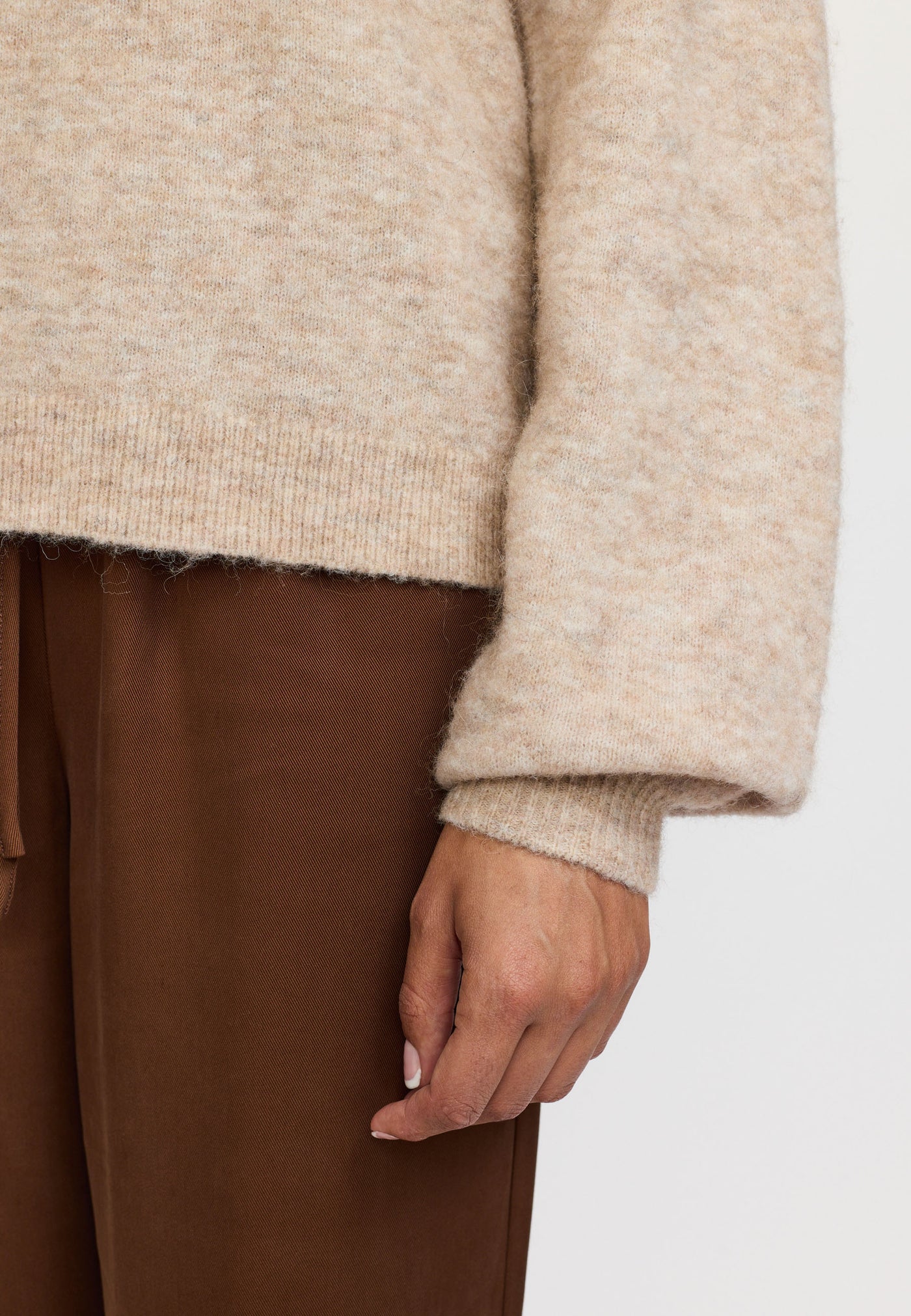 Soft Rebels SRAllison Knit - RWS Knitwear 883 Smoke Gray Melange