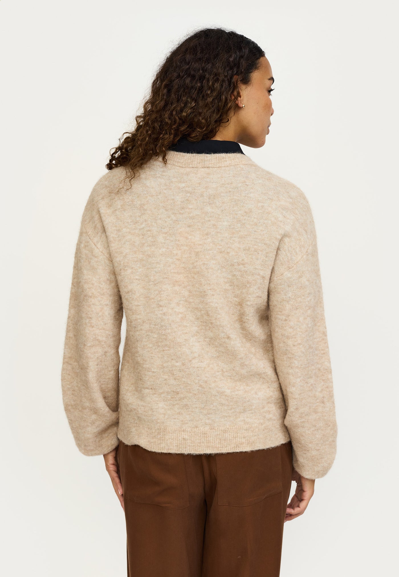 Soft Rebels SRAllison Knit - RWS Knitwear 883 Smoke Gray Melange