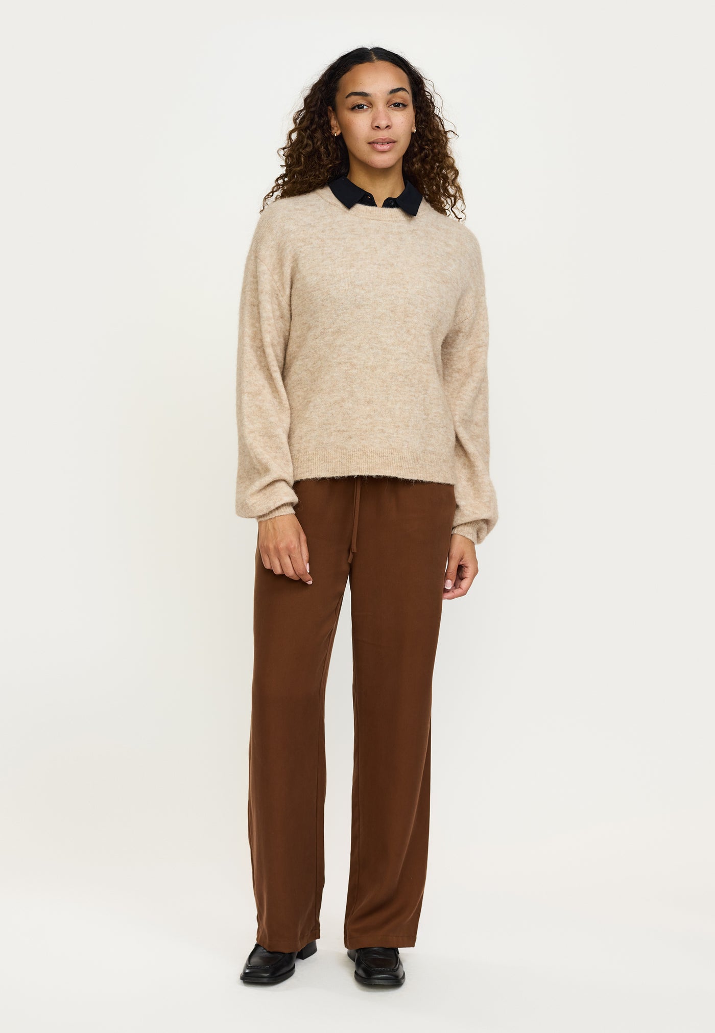 Soft Rebels SRAllison Knit - RWS Knitwear 883 Smoke Gray Melange