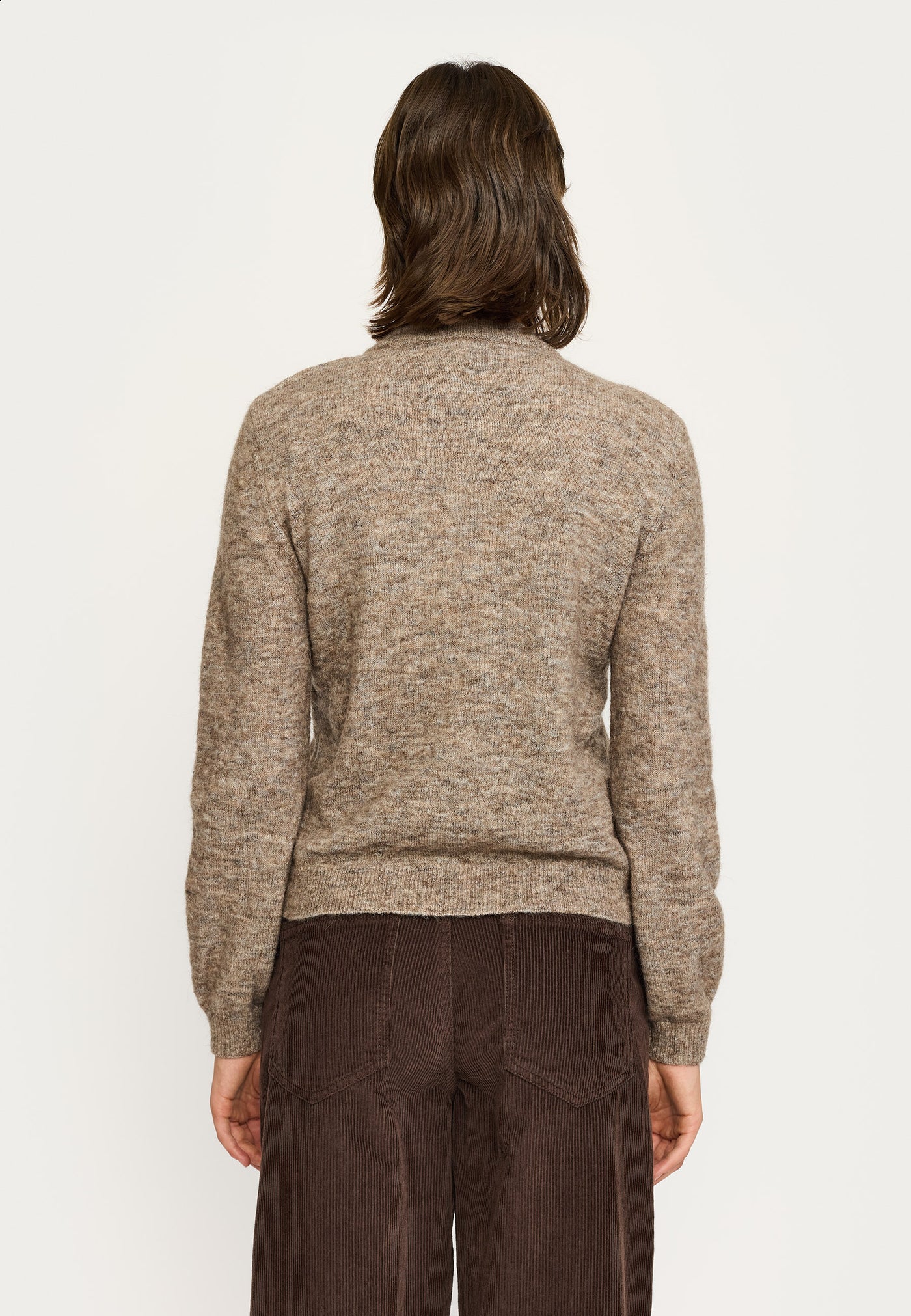 Soft Rebels SRAllison O-neck Cardigan Knit - RWS Knitwear 024 Falcon Melange