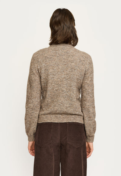 Soft Rebels SRAllison O-neck Cardigan Knit - RWS Knitwear 024 Falcon Melange