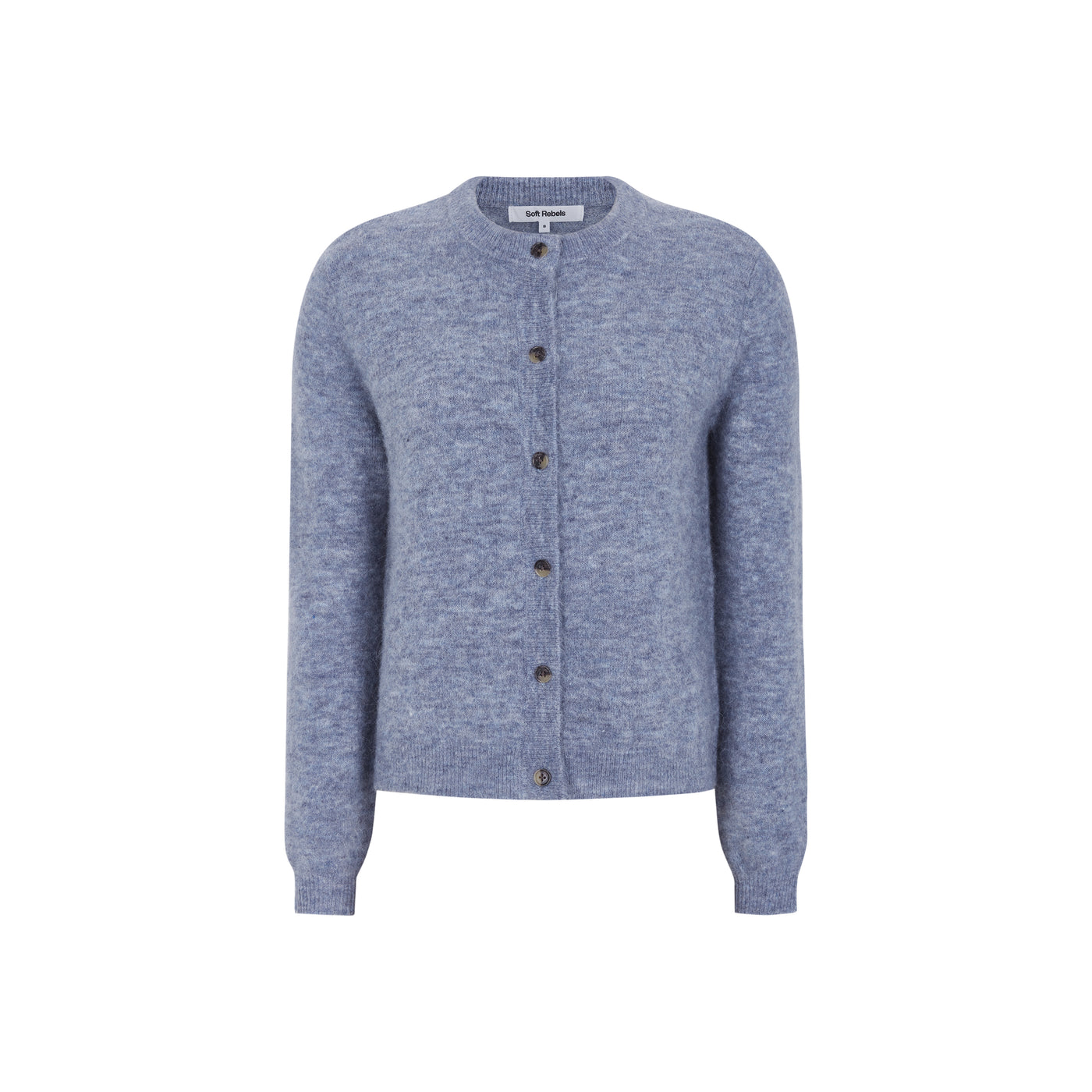 Soft Rebels SRAllison O-neck Cardigan Knit - RWS Knitwear 880 Overture Melange