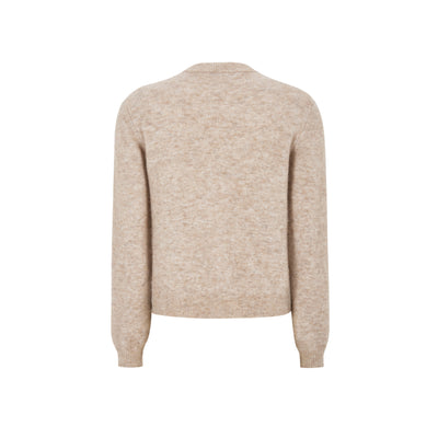 Soft Rebels SRAllison O-neck Cardigan Knit - RWS Knitwear 883 Smoke Gray Melange