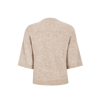 Soft Rebels SRAllison SS Knit - RWS Knitwear 883 Smoke Gray Melange