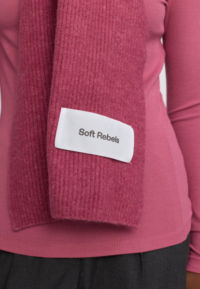 Soft Rebels SRAllison Scarf Accessories 286 Rose Wine Melange