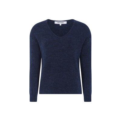 Soft Rebels SRAllison V Knit Knitwear 235 Total Eclipse