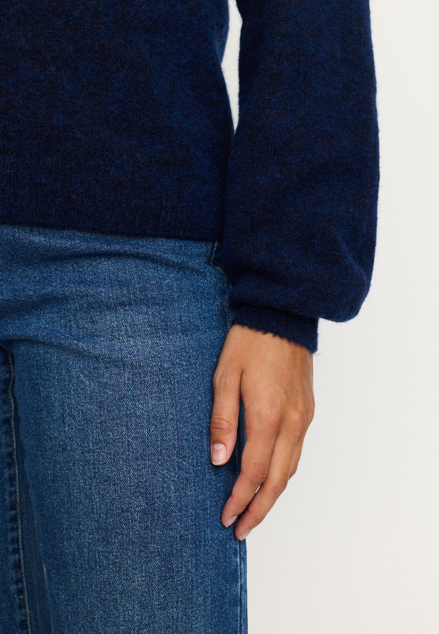 Soft Rebels SRAllison knit Knitwear 235 Total Eclipse