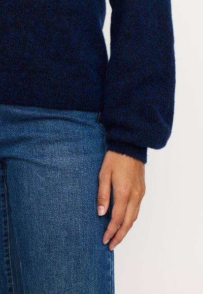 Soft Rebels SRAllison knit Knitwear 235 Total Eclipse