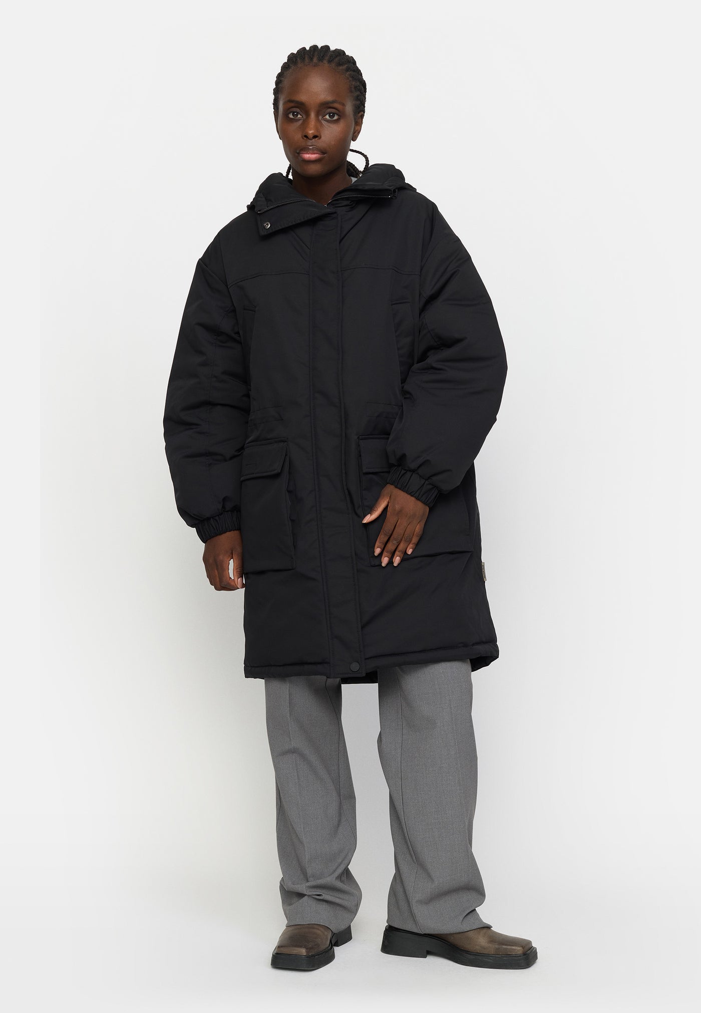 Soft Rebels SRAmayah Parka Coat Outerwear 001 Black