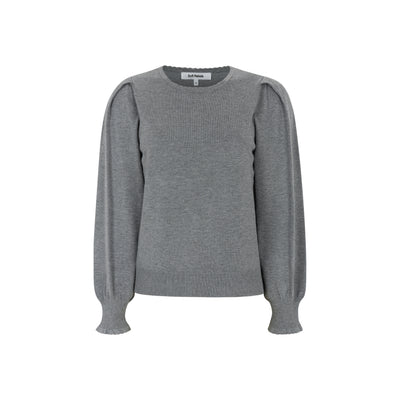 Soft Rebels SRAnalia Knit Knitwear 053 Medium Grey Melange