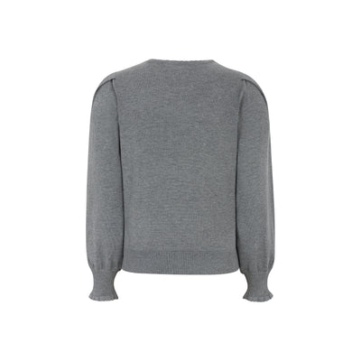 Soft Rebels SRAnalia Knit Knitwear 053 Medium Grey Melange