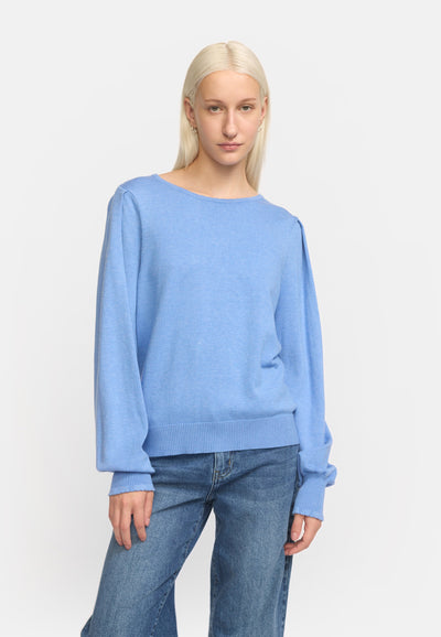 Soft Rebels SRAnalia Knit Knitwear 866 Ultramarine Melange