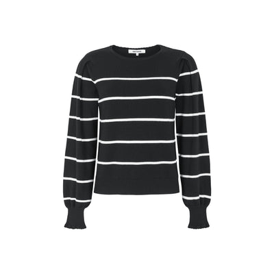 Soft Rebels SRAnalia Stripe Knit Knitwear 001 Black