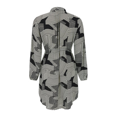 Soft Rebels SRAnna Dress Printed Dresses & jumpsuits 566 Simpel geometric Black