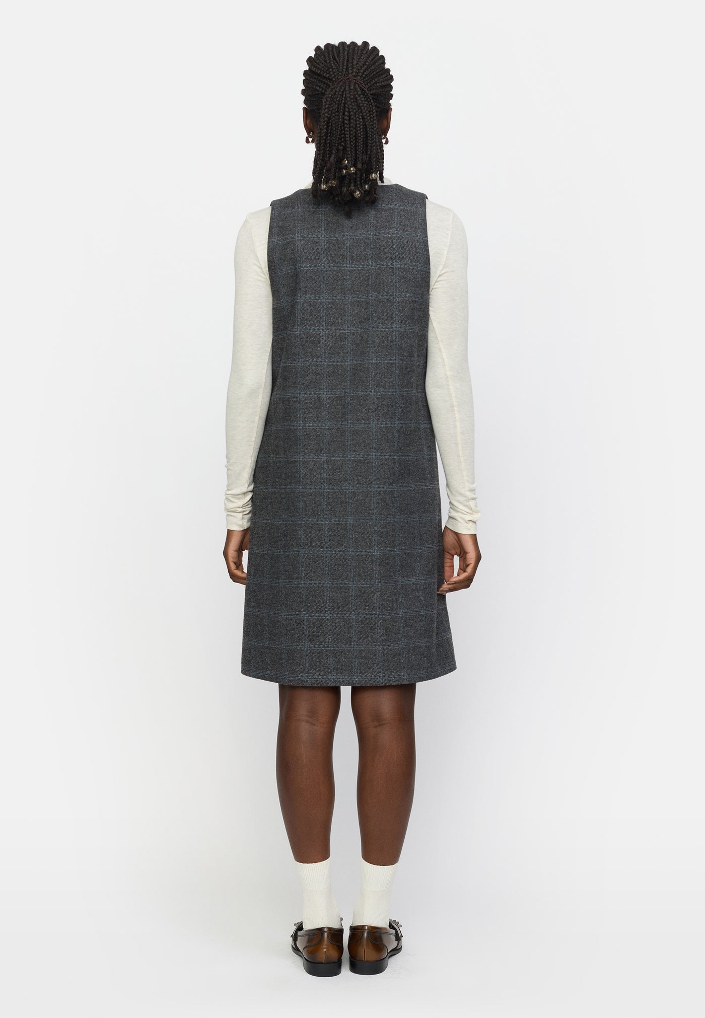 Soft Rebels SRAnnie Dress Dresses & jumpsuits 280 Checked Grey Melange