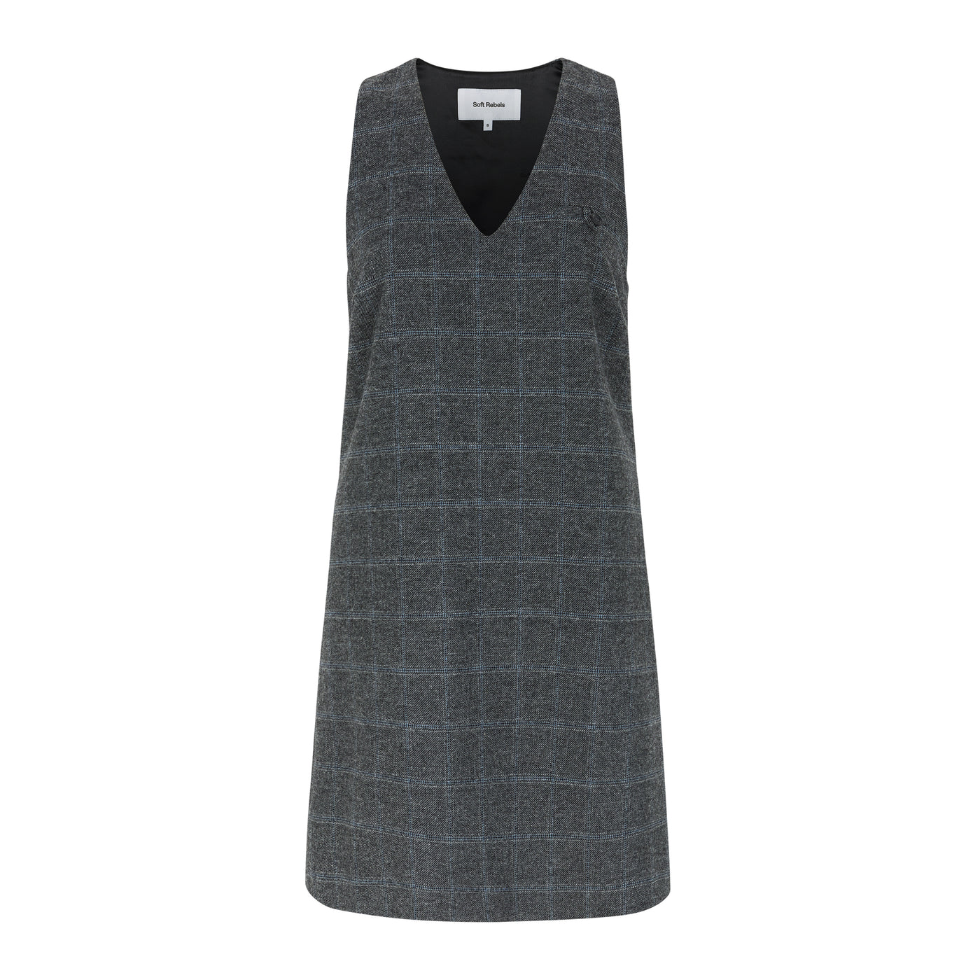 Soft Rebels SRAnnie Dress Dresses & jumpsuits 280 Checked Grey Melange