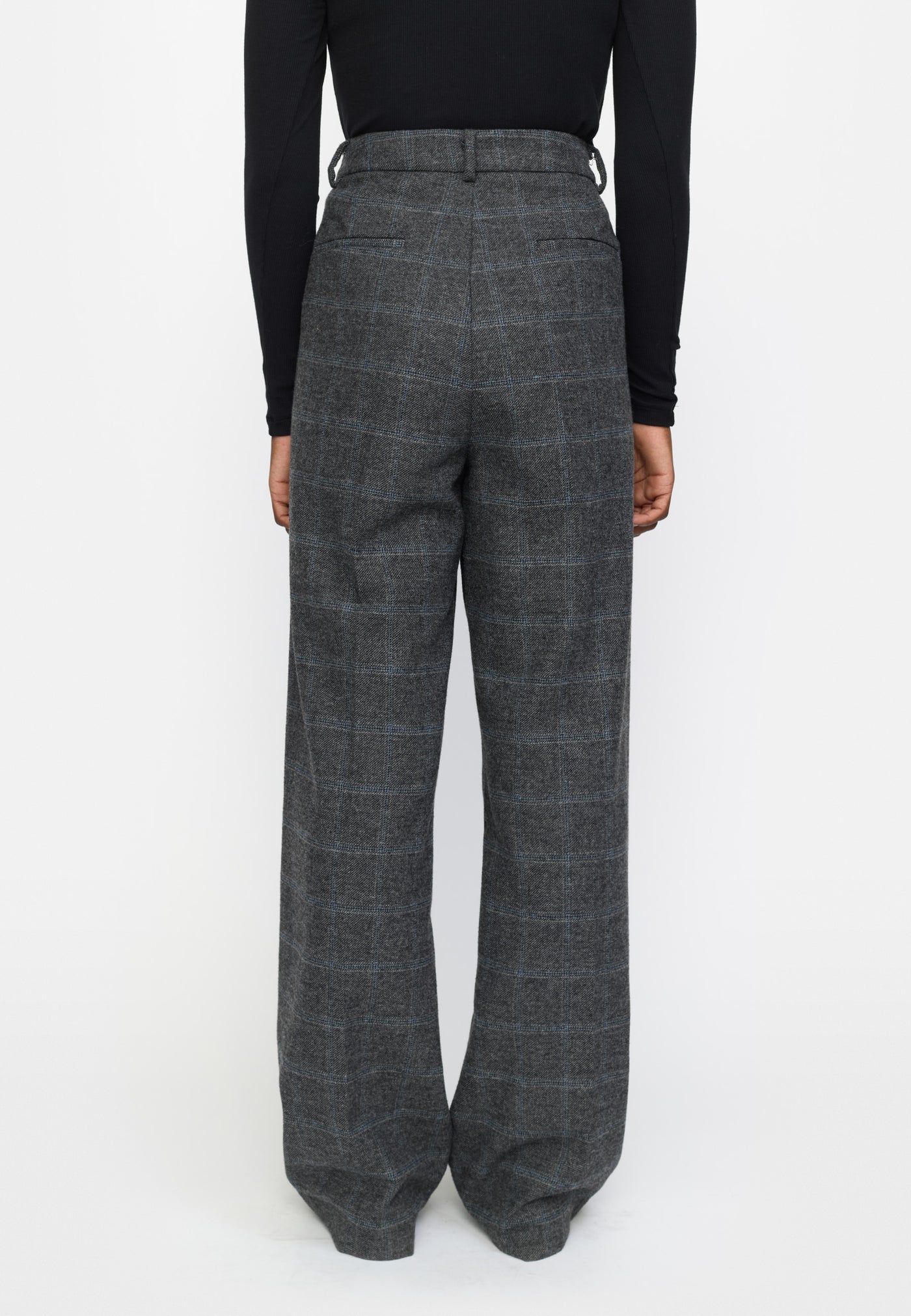 Soft Rebels SRAnnie Pant Pants 280 Checked Grey Melange