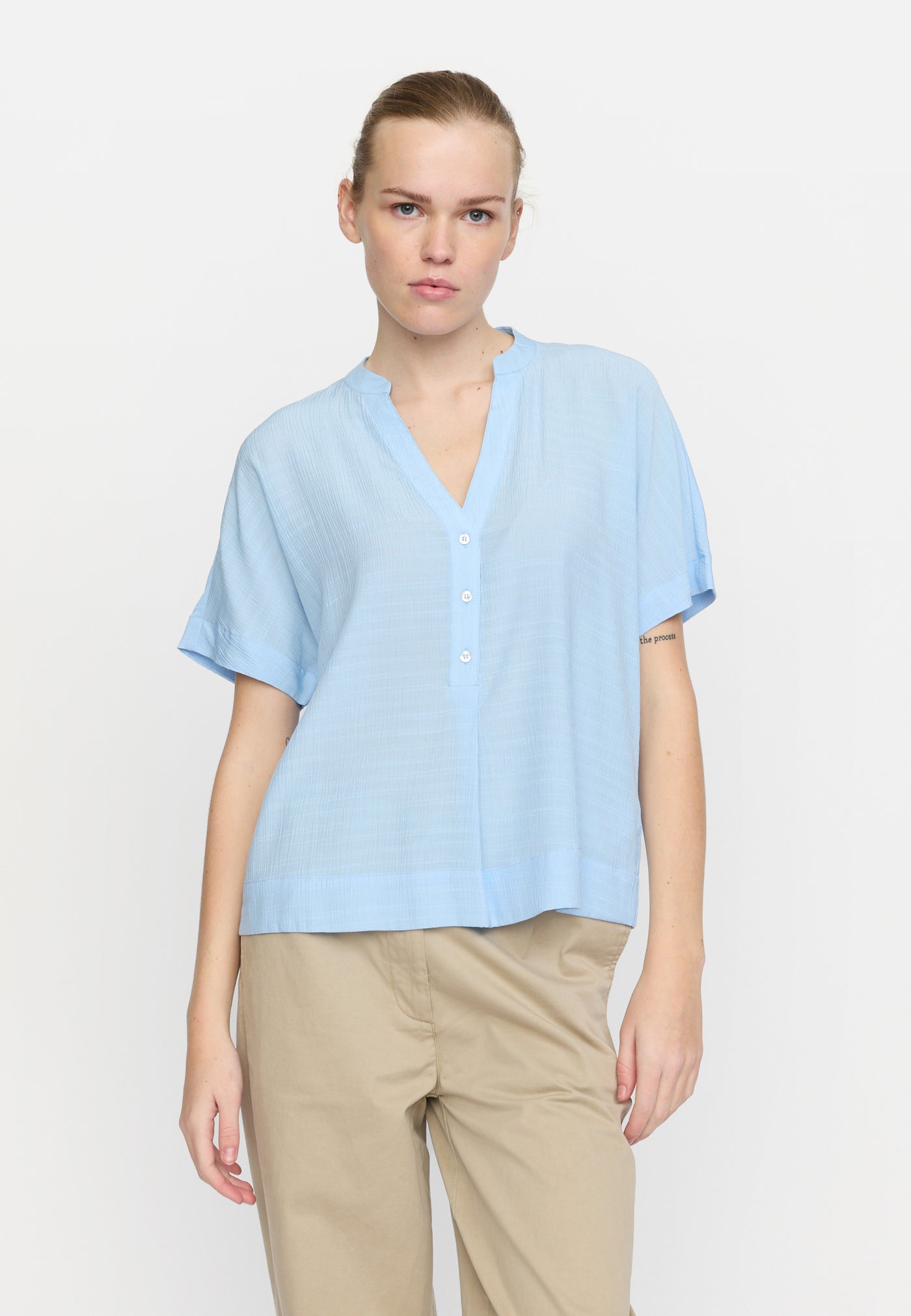 Soft Rebels SRBailey SS Blouse Shirts & Blouse 678 Windsurfer