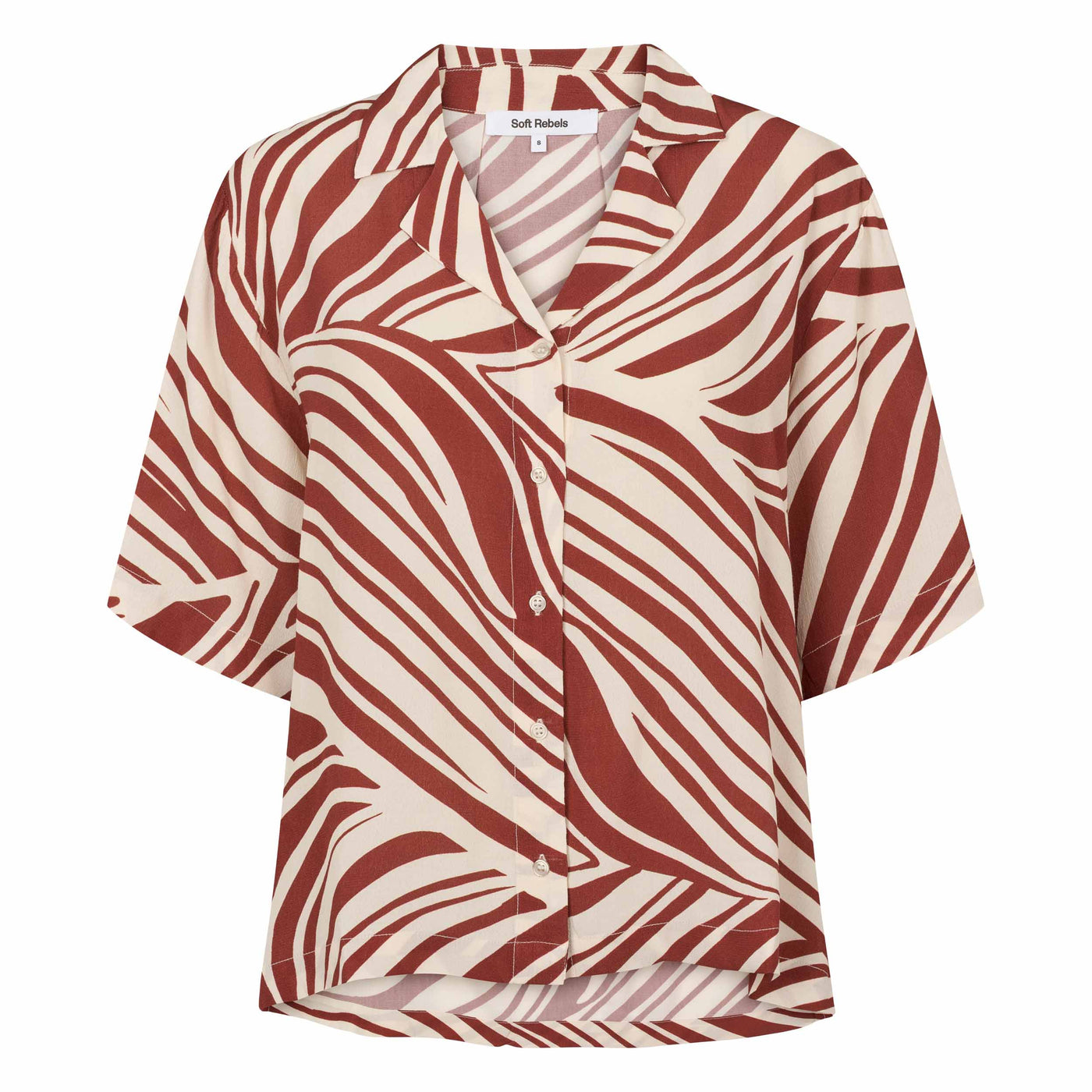 Soft Rebels SRBilly Resort Shirt Shirts & Blouse 621 Soulful Craft - Brandy Brown