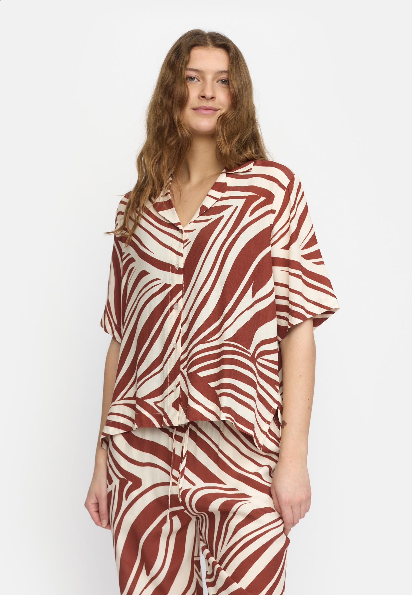 Soft Rebels SRBilly Resort Shirt Shirts & Blouse 621 Soulful Craft - Brandy Brown