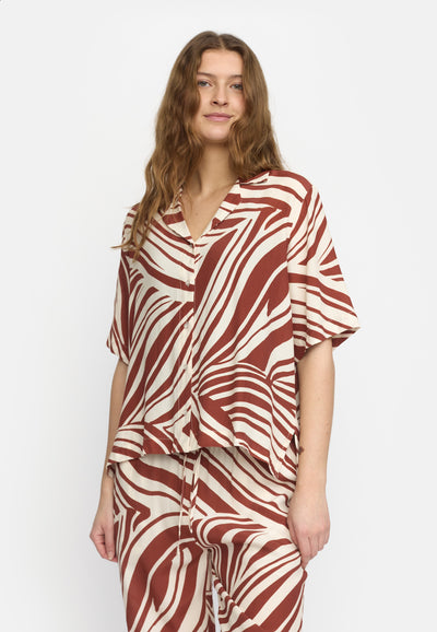 Soft Rebels SRBilly Resort Shirt Shirts & Blouse 621 Soulful Craft - Brandy Brown