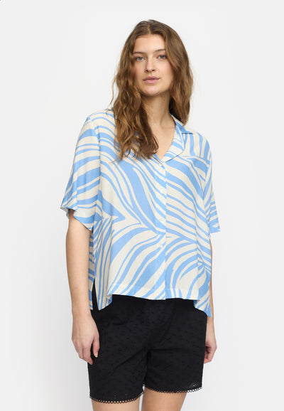Soft Rebels SRBilly Resort Shirt Shirts & Blouse 622 Soulful Craft - Vista Blue
